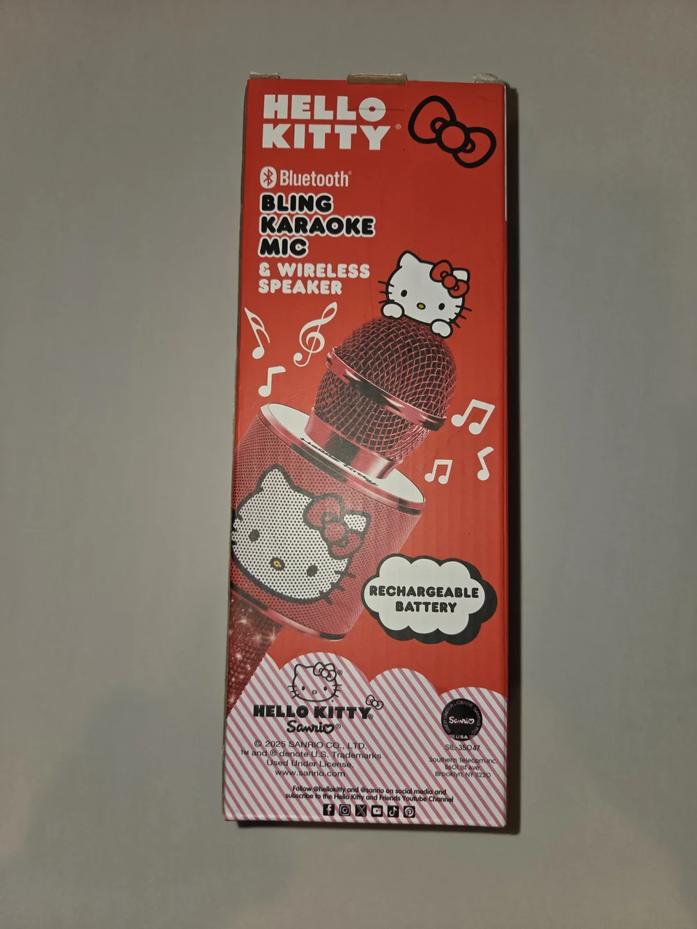 Hello Kitty Bling Bluetooth Karaoke Microphone & Wireless Speaker